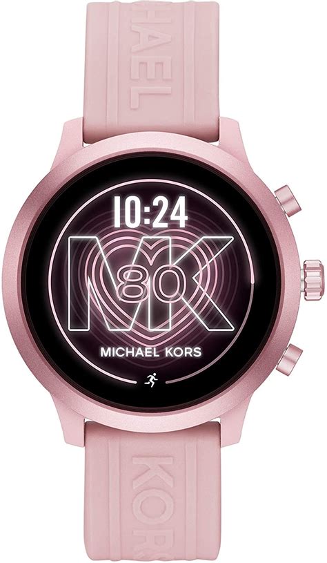 Michael Kors Women's Access MKGO Pink Silicone Smartwatch 